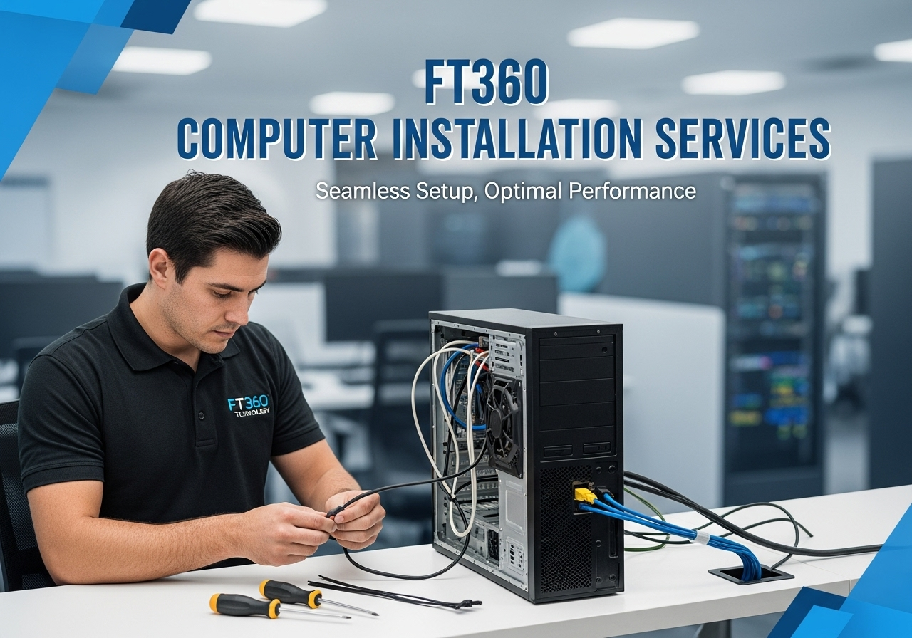 Dịch Vụ Lắp Đặt Máy Tính Trọn Gói Tại FT360 - Giải Pháp Công Nghệ Ổn Định