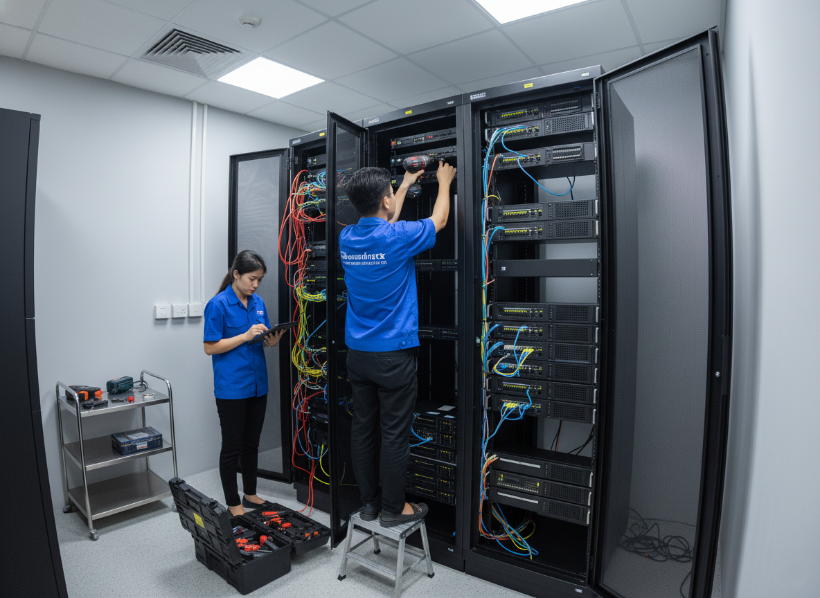 Thi Công Camera Tân Phú Trọn Gói Chuyên Nghiệp | Bảo Hành Dài Hạn & Giá Tốt