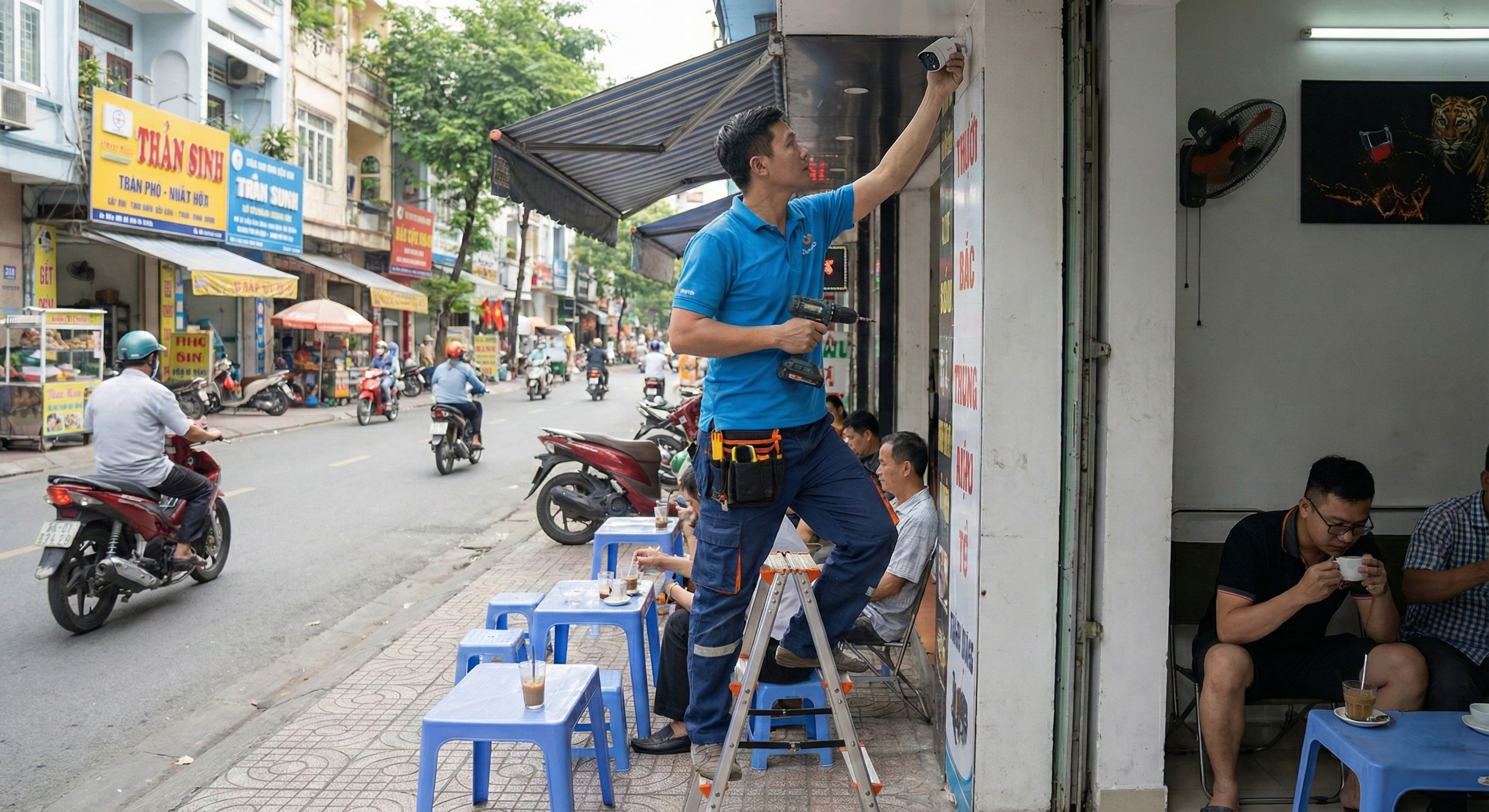 Lắp Đặt Camera Cho Quán Ăn - Giải Pháp An Ninh & Quản Lý Toàn Diện